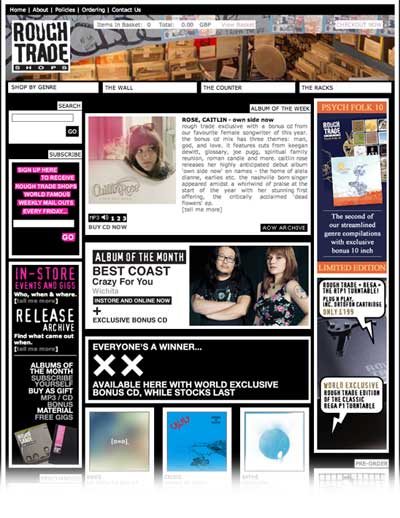 Rough Trade Website